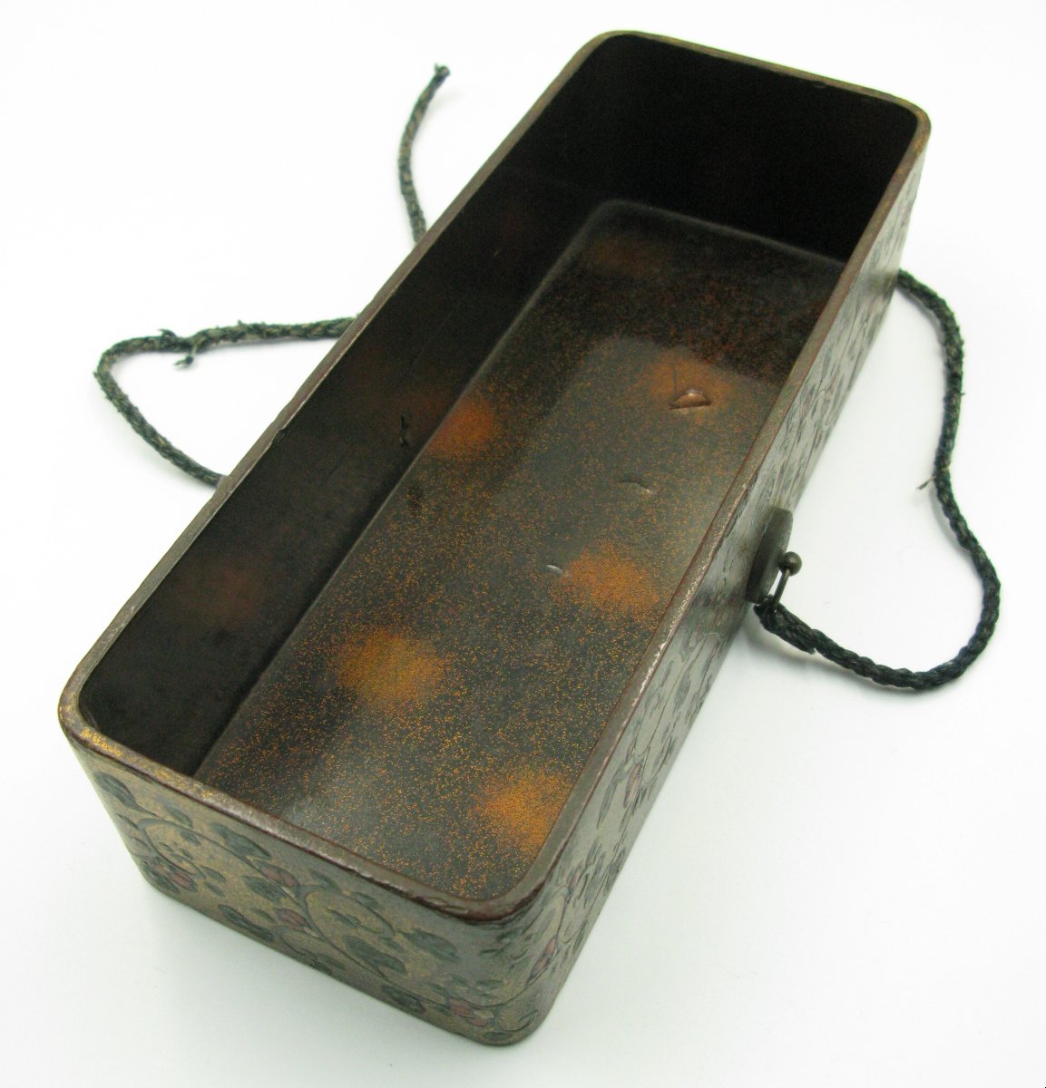 Boîte aux lettres en laque japonaise insolite de la période Edo (fubako)-photo-5