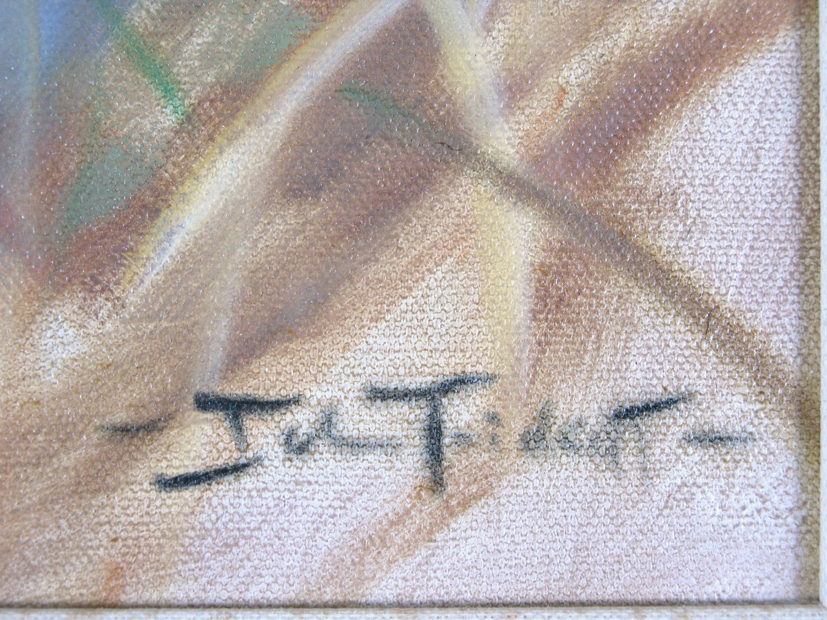 John Trickett (british Born 1953) Portrait Of A Terrier Dog Oil On Canvas-photo-3