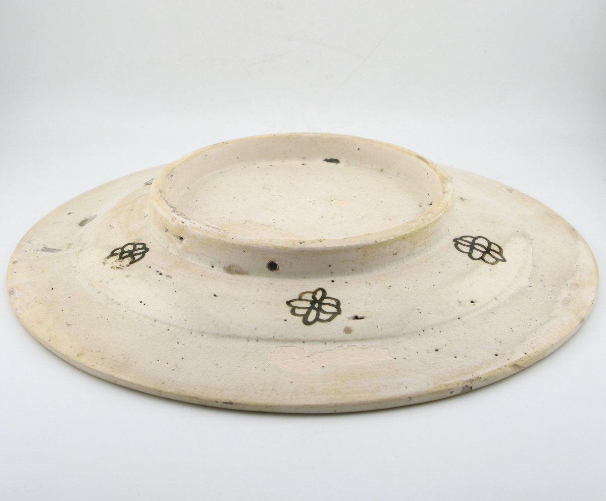 Early 17th Century Iznik Pottery Dish Ottoman Turkey, Circa 1620-photo-5