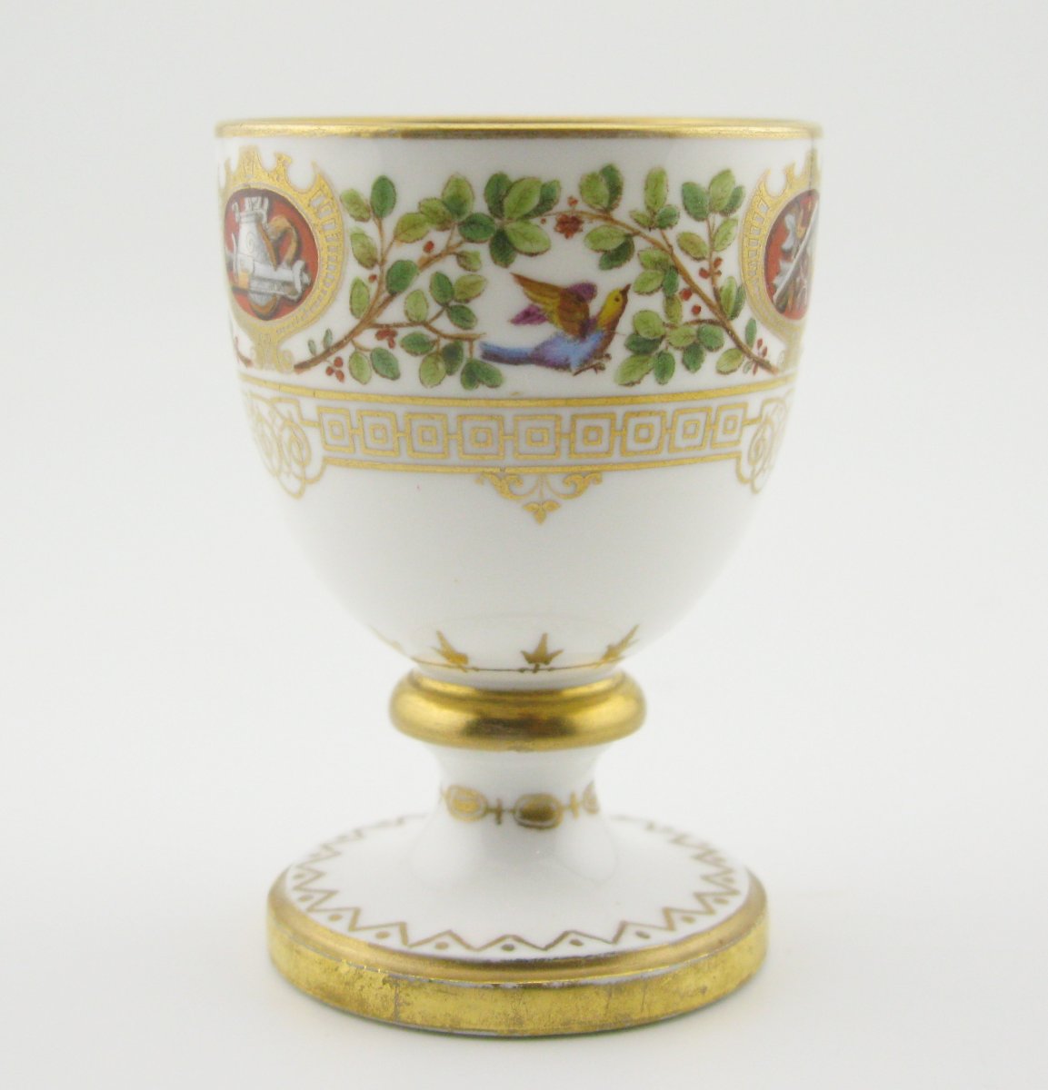 Sevres C1845 Royal Service Egg Cup King Louis-philippe At Fontainebleau-photo-2