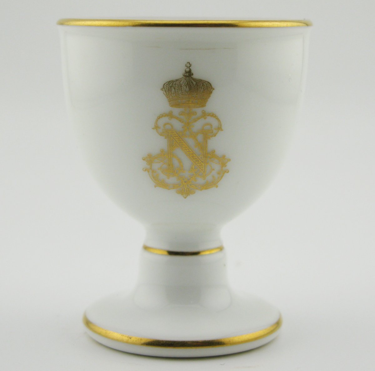 Coquetier en porcelaine de Sèvres, service royal, vers 1866, Napoléon III-photo-2