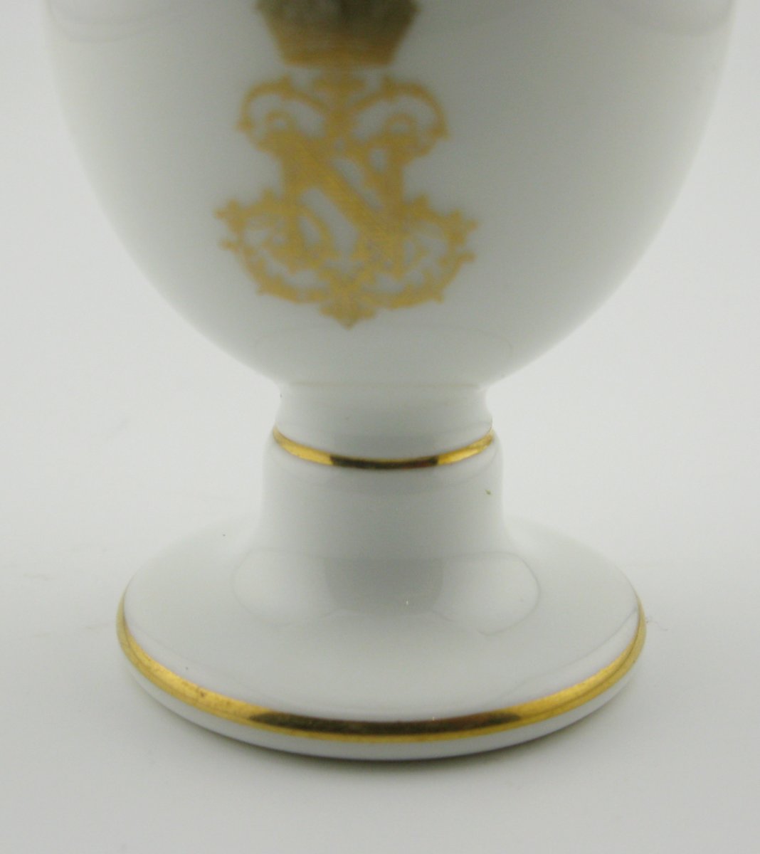 Coquetier en porcelaine de Sèvres, service royal, vers 1866, Napoléon III-photo-2