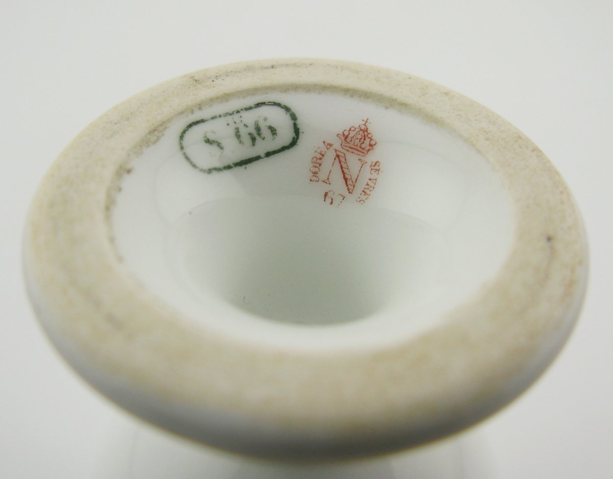 Coquetier en porcelaine de Sèvres, service royal, vers 1866, Napoléon III-photo-4