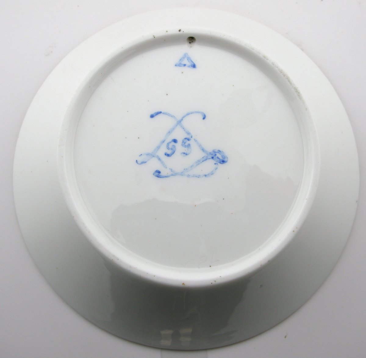 A Small 18th Century Sèvres Porcelain Coffee Cup And Saucer, 1784-photo-8