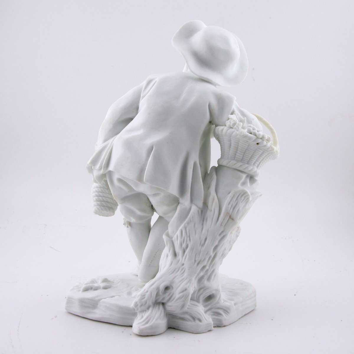 Sevres Porcelain Le Petit Vendangeur Biscuit Figure, Circa 1760-photo-4