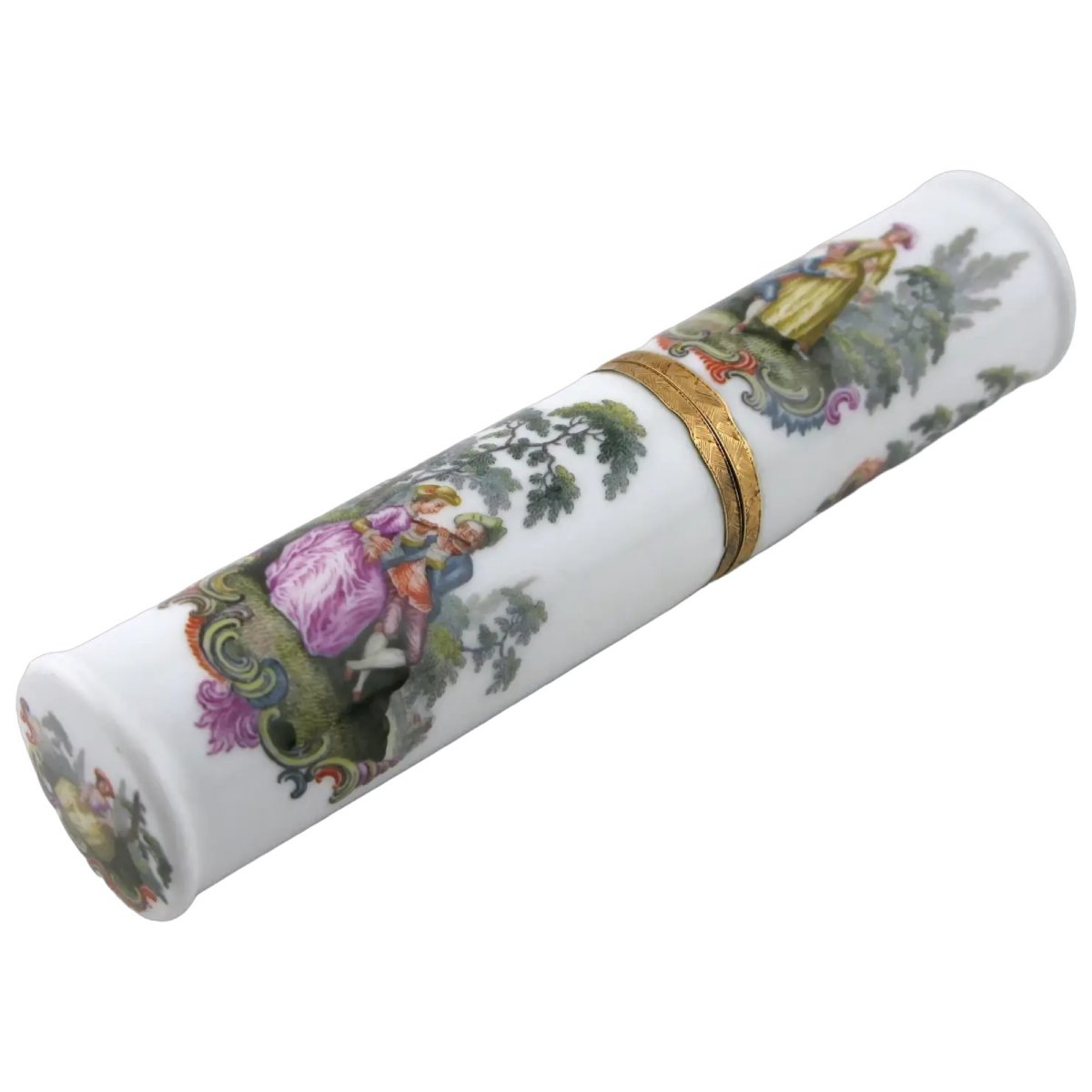18th Century Meissen Porcelain Bodkin Case, Circa 1760-photo-2