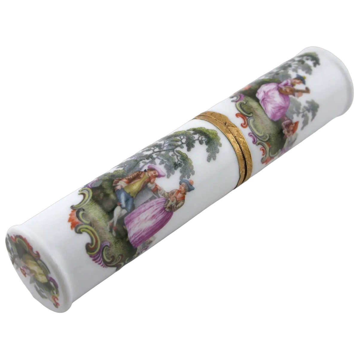18th Century Meissen Porcelain Bodkin Case, Circa 1760-photo-3