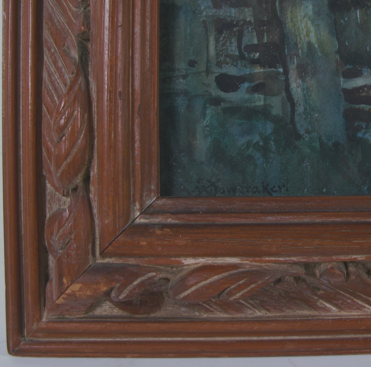 Albert Moulton Foweraker (british 1873-1942) Cottages In Moonlight Watercolour -photo-3