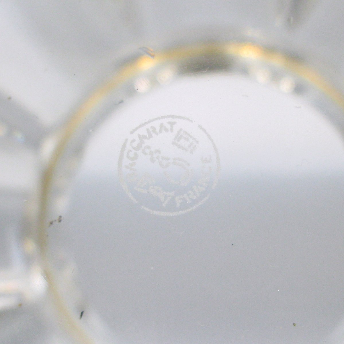 Seau à champagne Baccarat « Harcourt » en cristal et plaqué or, complet-photo-2