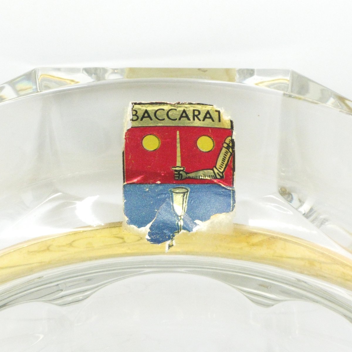 Seau à champagne Baccarat « Harcourt » en cristal et plaqué or, complet-photo-3