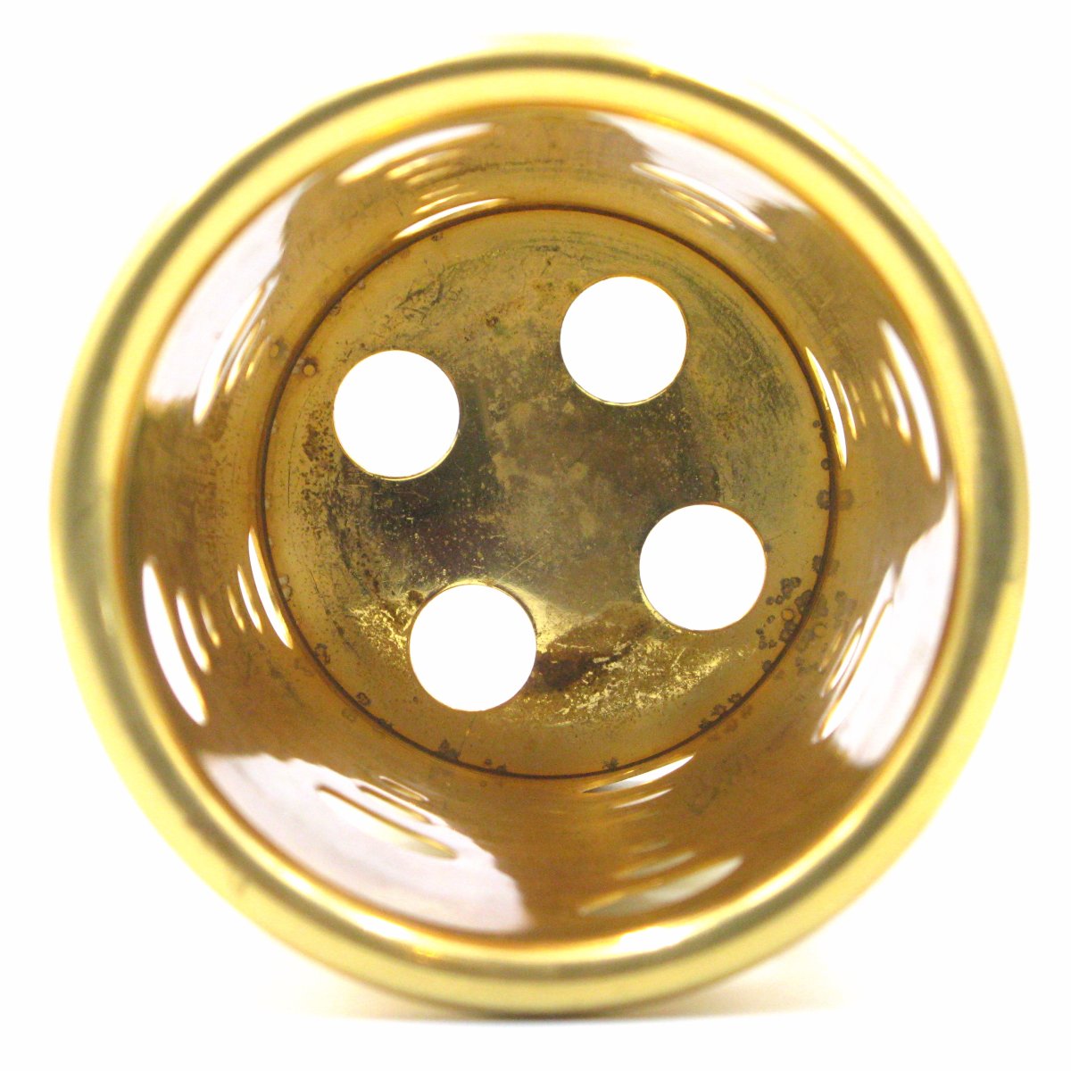 Seau à champagne Baccarat « Harcourt » en cristal et plaqué or, complet-photo-4