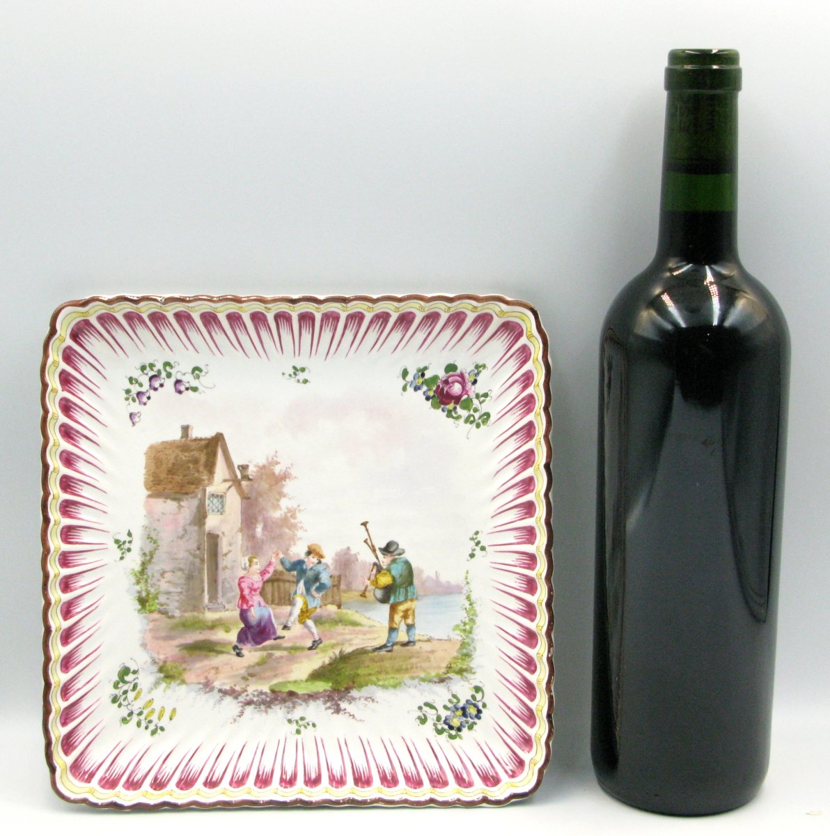 Pair Of Veuve Perrin Marseille Faience Dishes, 18th Century-photo-4