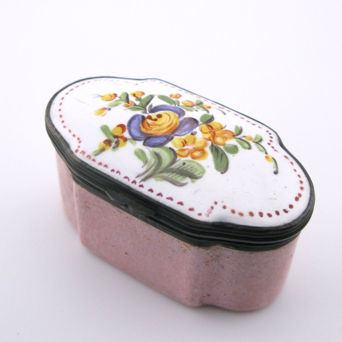 Tabatière Samson en émail, signée, fin XIXe siècle-photo-2