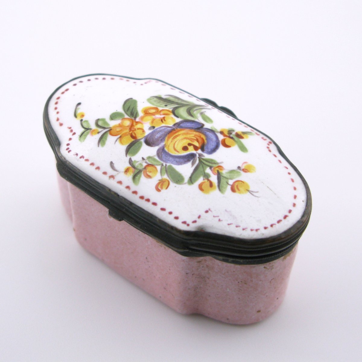 Tabatière Samson en émail, signée, fin XIXe siècle-photo-4