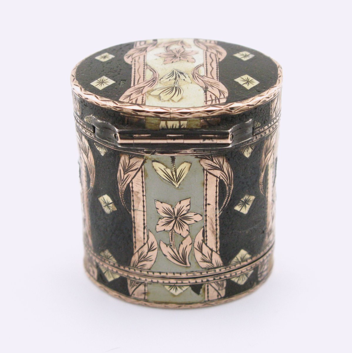 Combinaison boîte à tabac/boîte à priser en argent français du XVIIIe siècle-photo-4