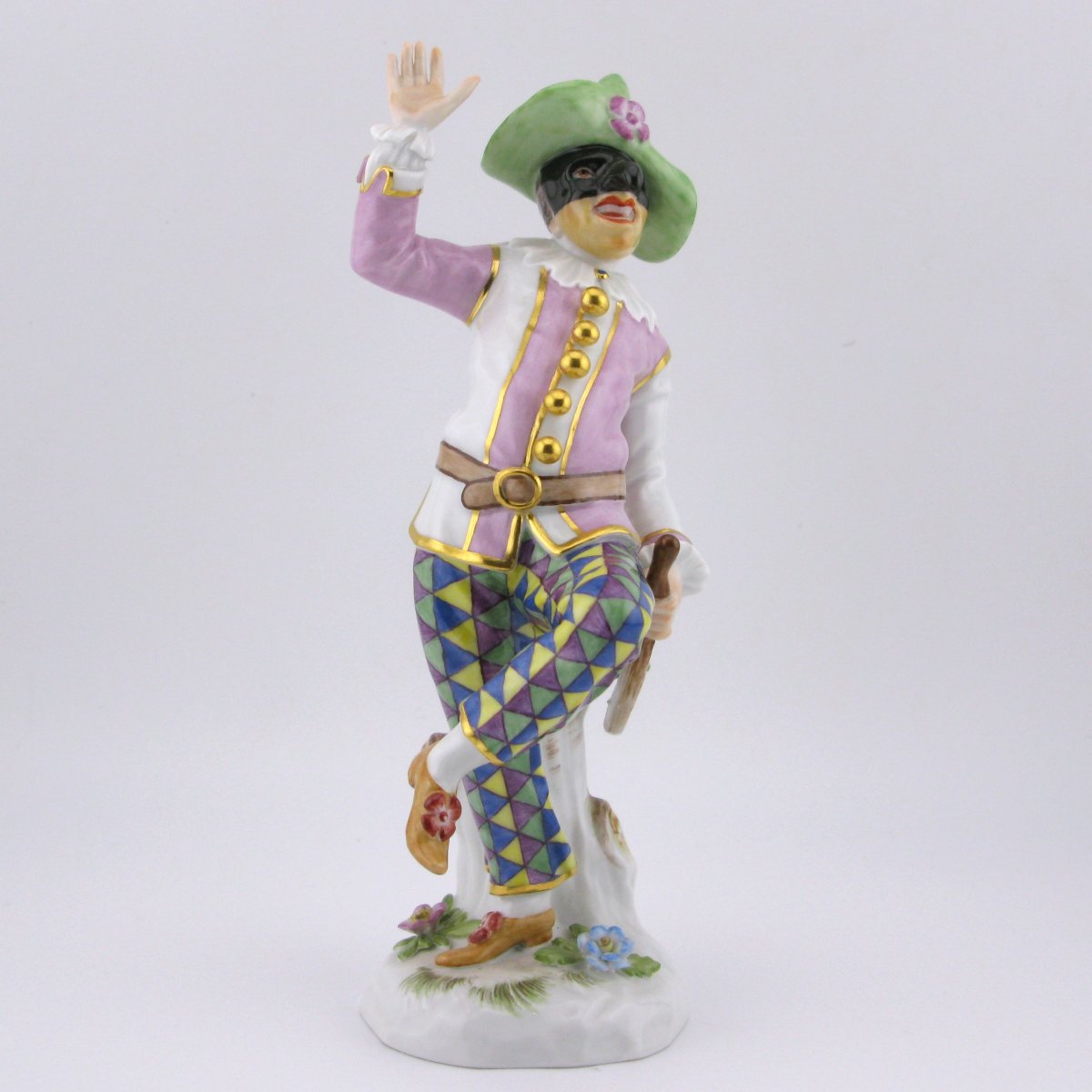 Meissen Porcelain Figure Of Pulcinella, After Kaendler-photo-2