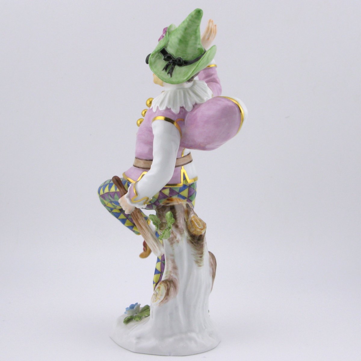 Meissen Porcelain Figure Of Pulcinella, After Kaendler-photo-4