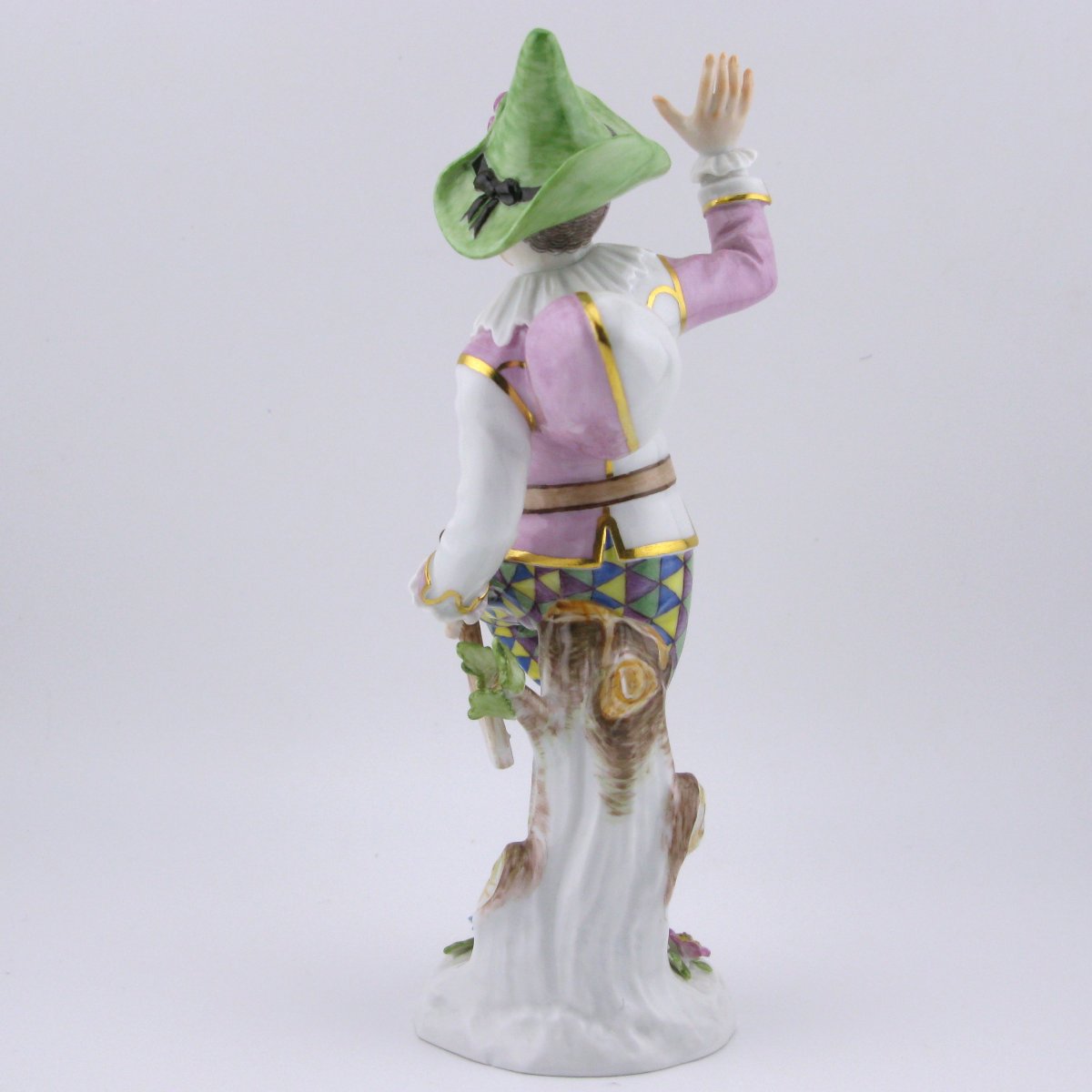 Meissen Porcelain Figure Of Pulcinella, After Kaendler-photo-1