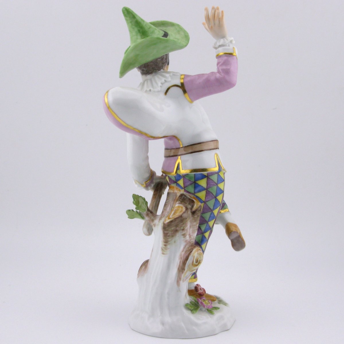 Meissen Porcelain Figure Of Pulcinella, After Kaendler-photo-2