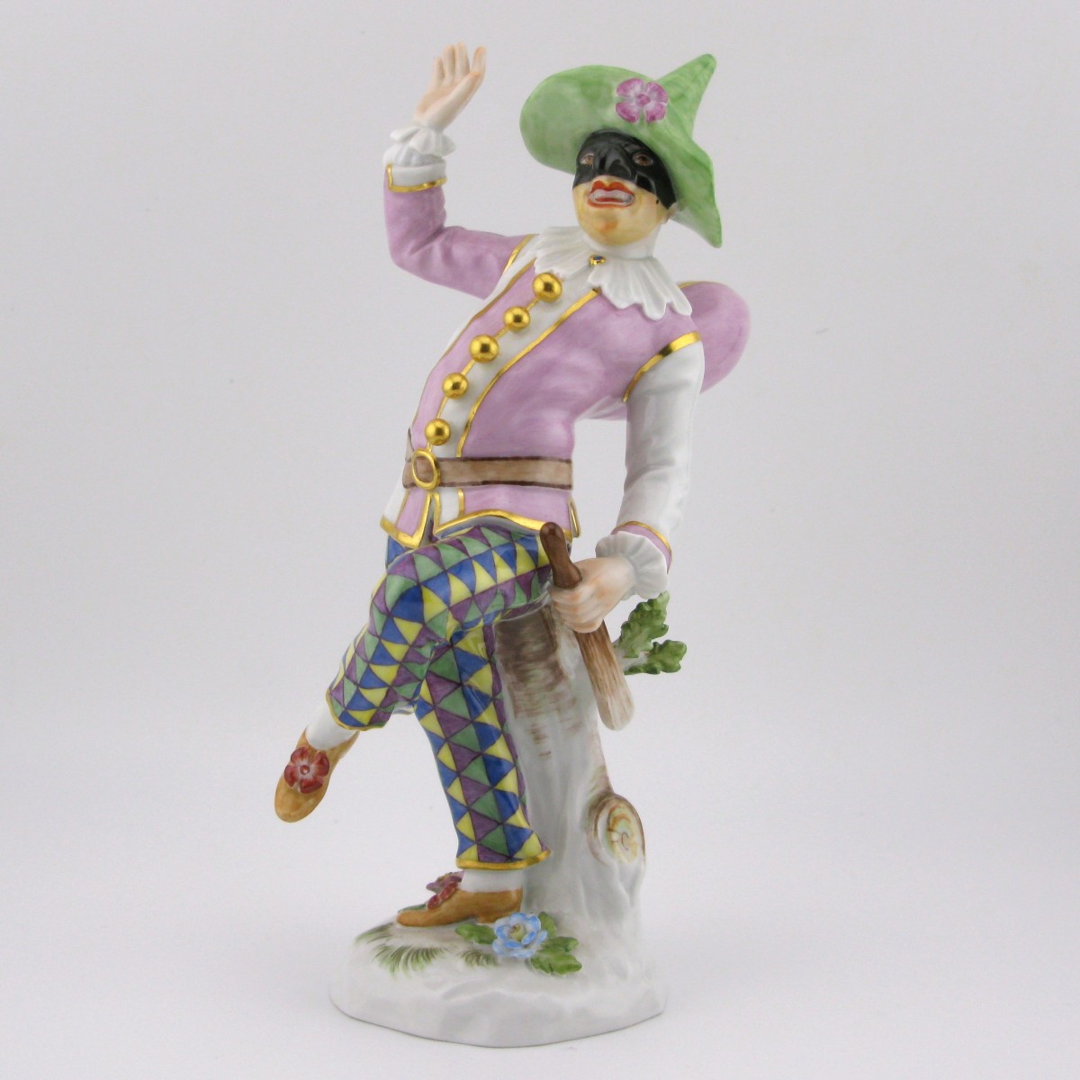 Meissen Porcelain Figure Of Pulcinella, After Kaendler