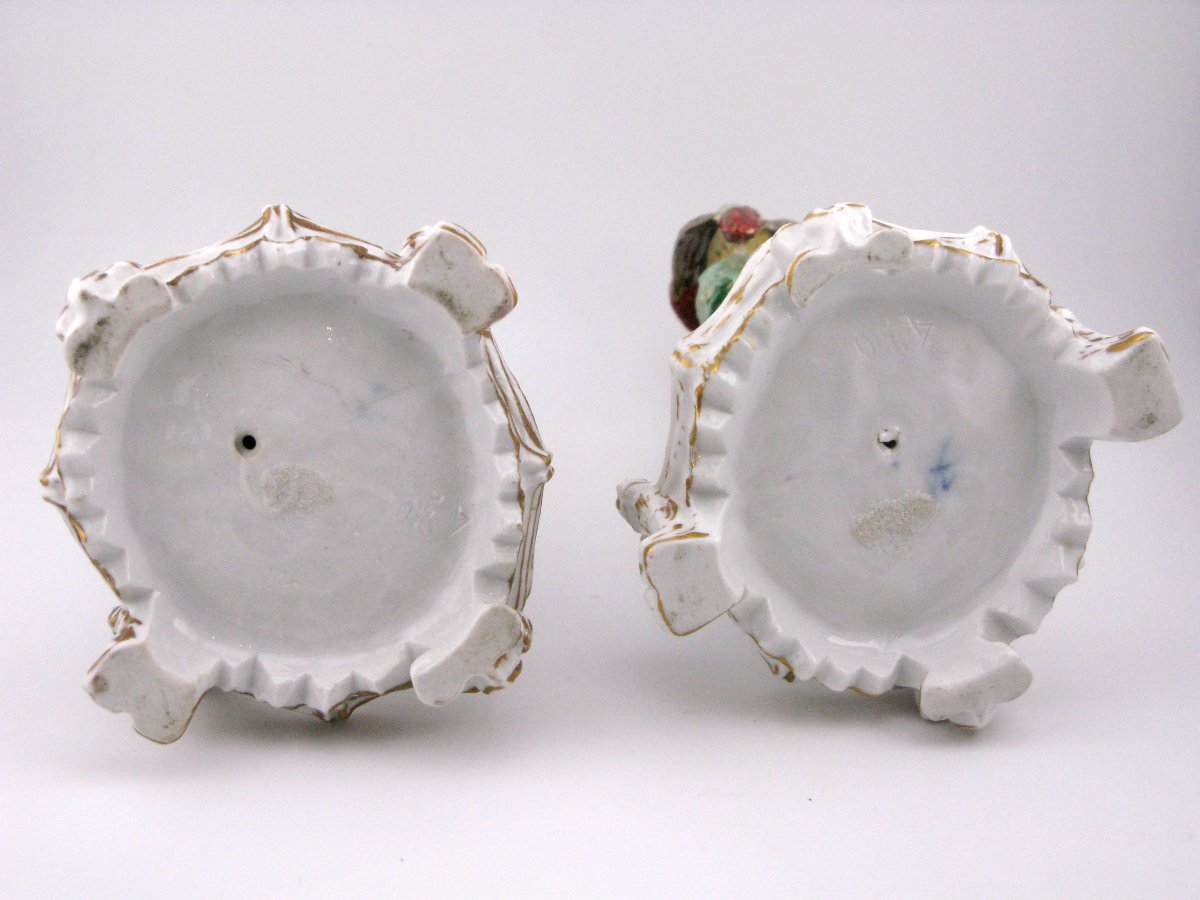 Paire de figurines en porcelaine de Thuringe (Allemagne), XVIIIe siècle, à décor chinois-photo-5