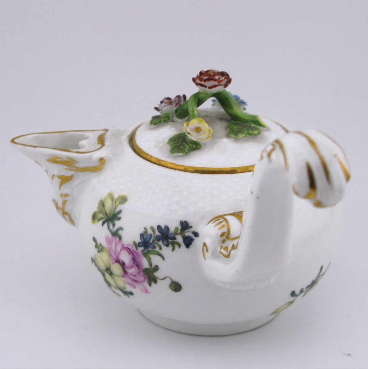 18th-century Meissen Porcelain Rose Water Sprinkler C1750-photo-4