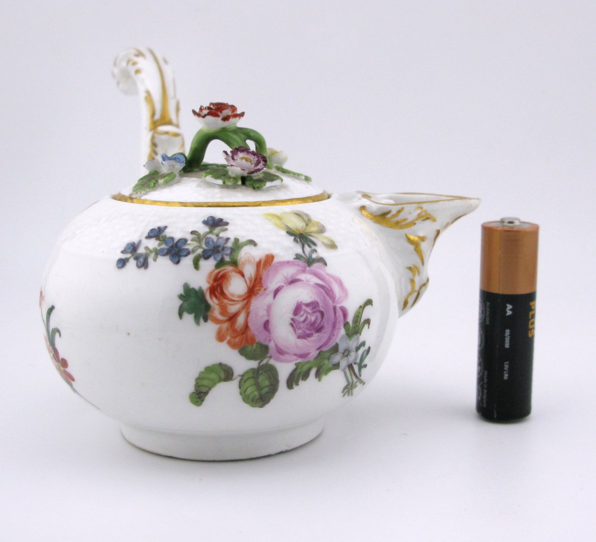 18th-century Meissen Porcelain Rose Water Sprinkler C1750-photo-8