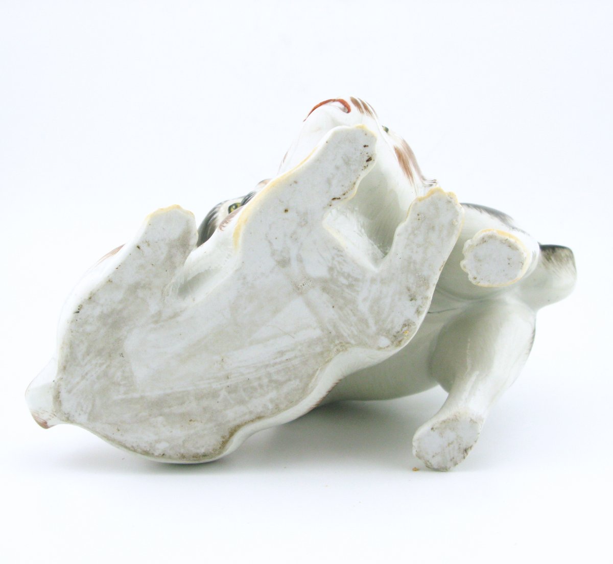 Japanese Meiji Period Kutani Porcelain Chin Dogs/puppies-photo-2