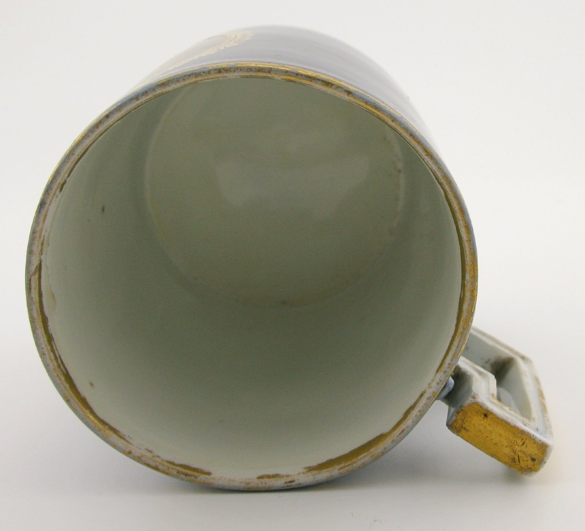 A Meissen Porcelain Portrait Cup And Cover Marcolini Period C.1800-photo-5