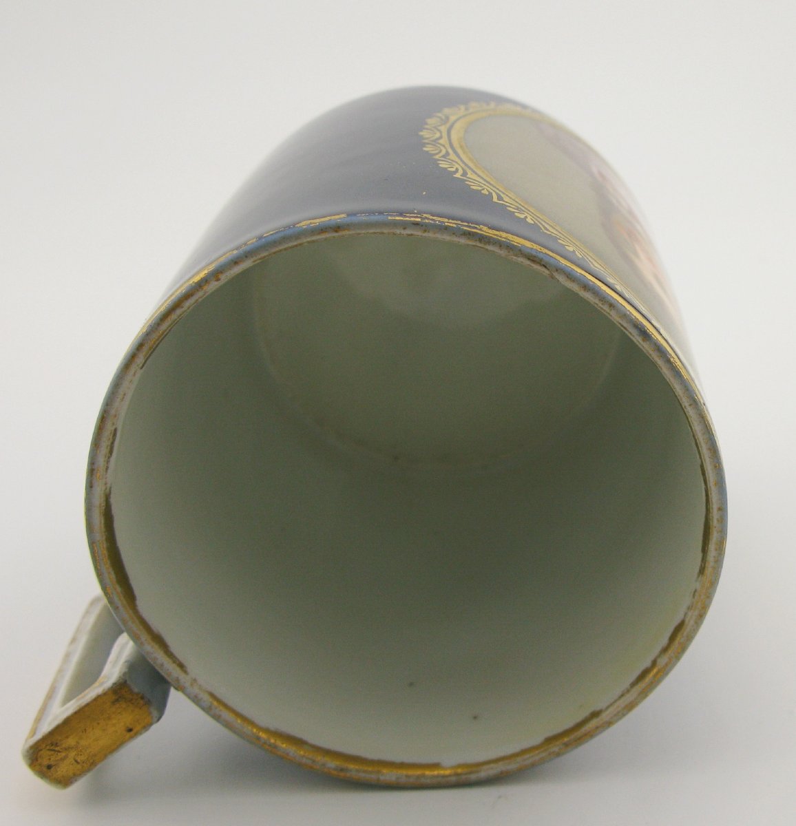 A Meissen Porcelain Portrait Cup And Cover Marcolini Period C.1800-photo-6