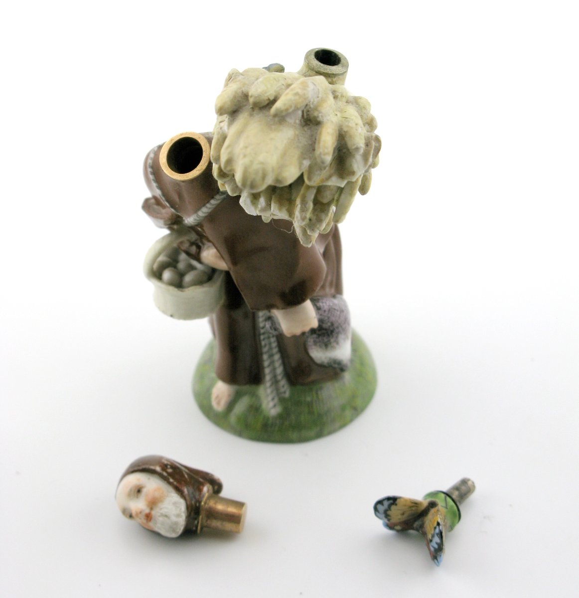 Flacon double à parfum Meissen « Fournisseur pour le monastère », vers 1750-photo-5