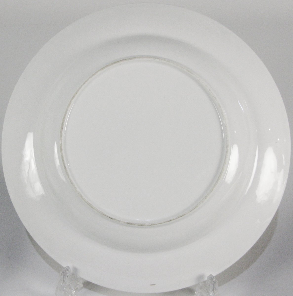 Assiette en porcelaine armoriée anglaise du XIXe siècle, famille Bliss-photo-2