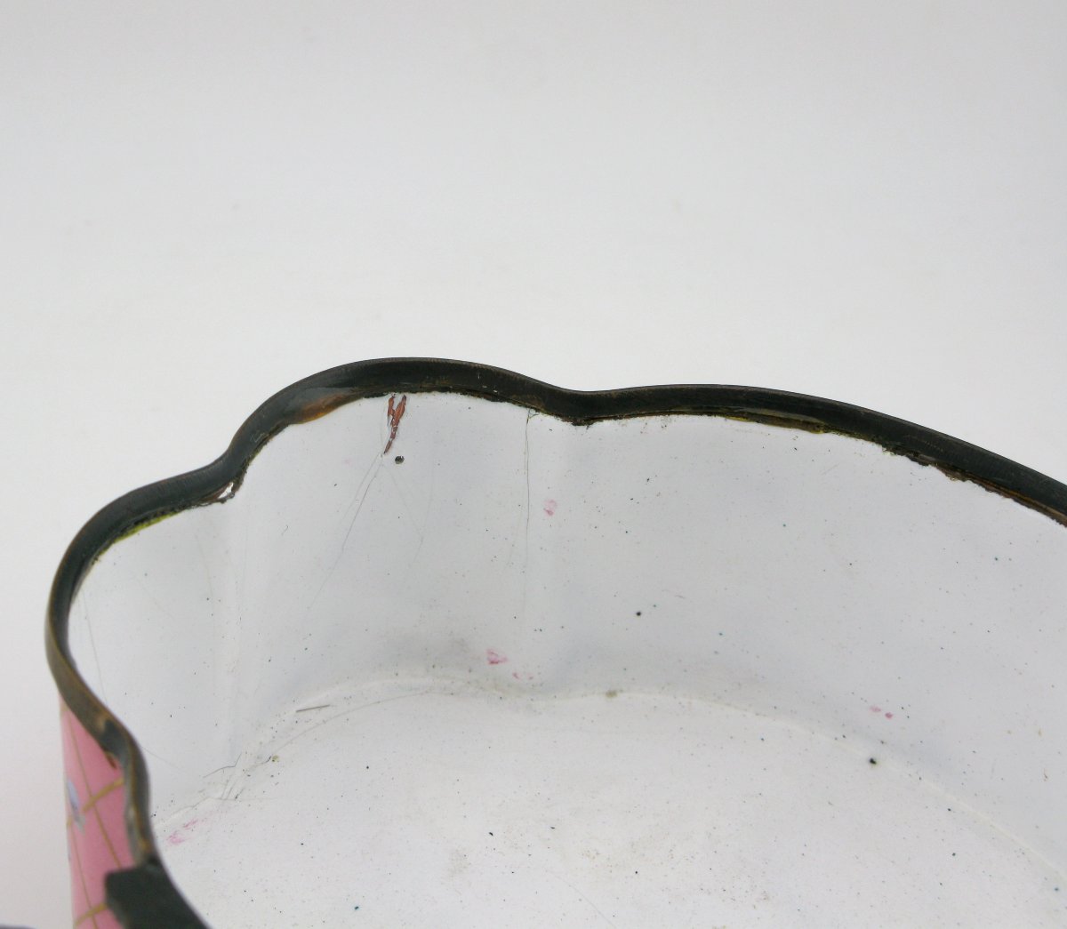 18th-century English London Enamel Table Snuff/trinket Box Old London Bridge-photo-7