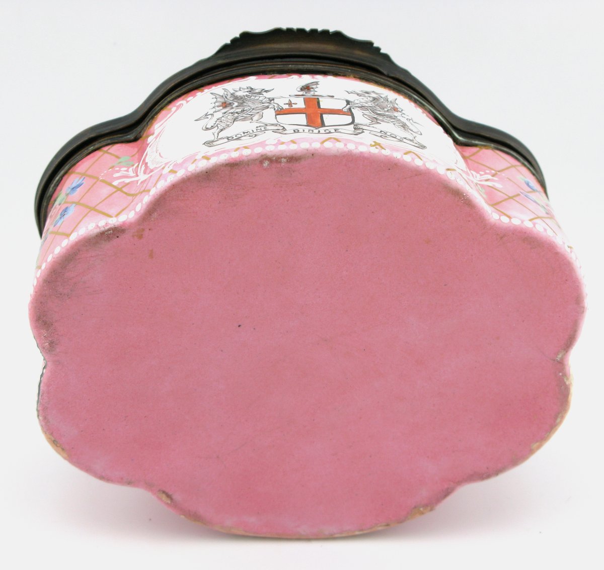 18th-century English London Enamel Table Snuff/trinket Box Old London Bridge-photo-8
