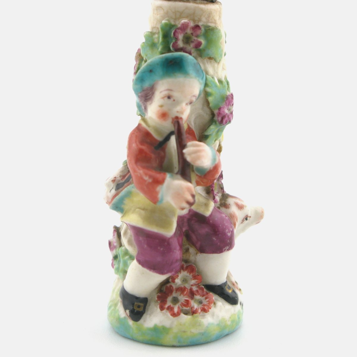 Chelsea Porcelain Figural Scent Bottle, 18th-century, Circa 1765-photo-1