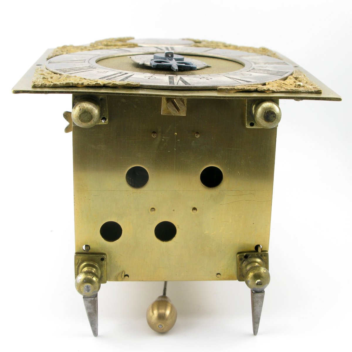 Miniature Lantern Clock With Alarm, Early 18th Century, James Berrie, London.-photo-4