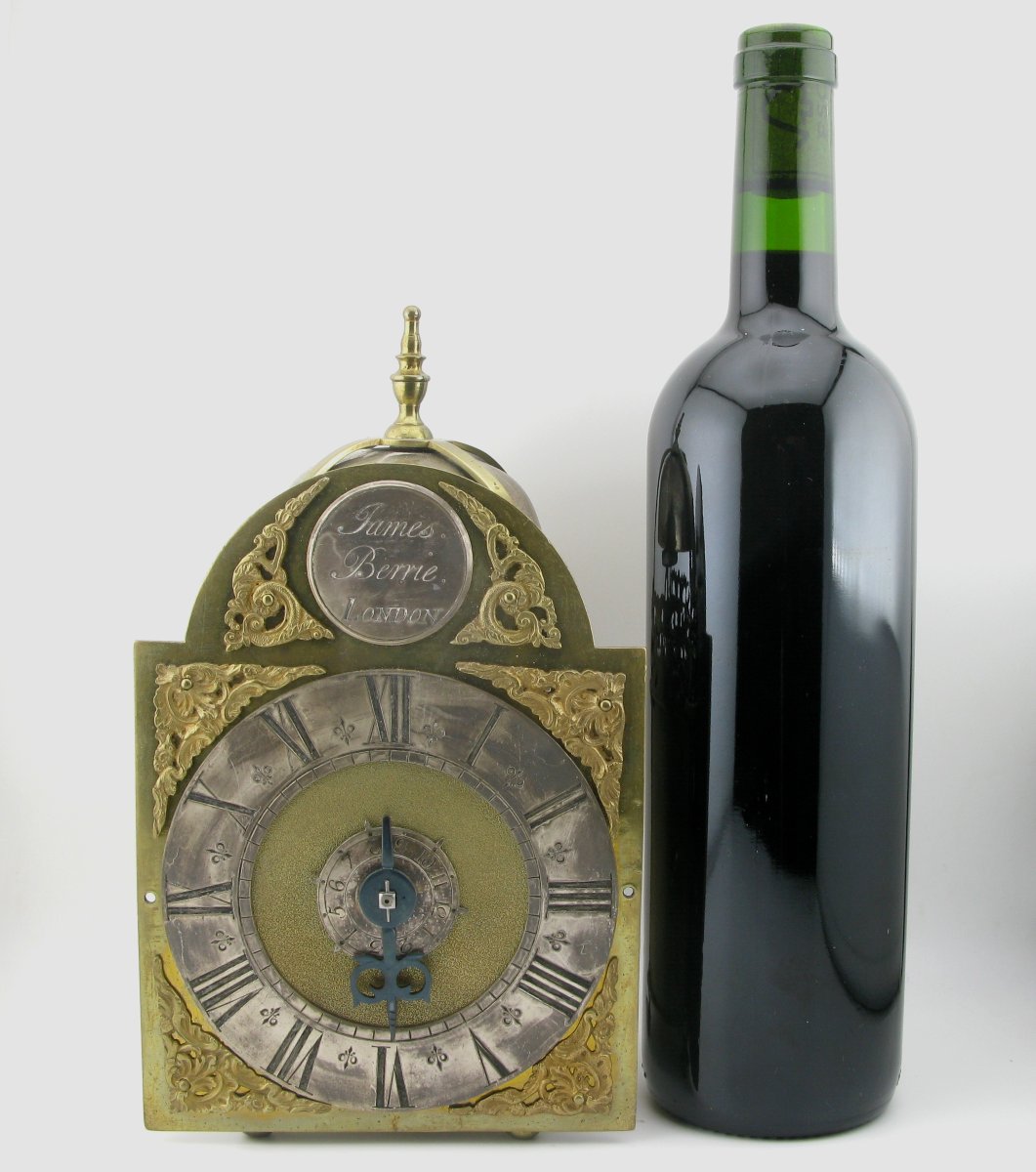 Miniature Lantern Clock With Alarm, Early 18th Century, James Berrie, London.-photo-7