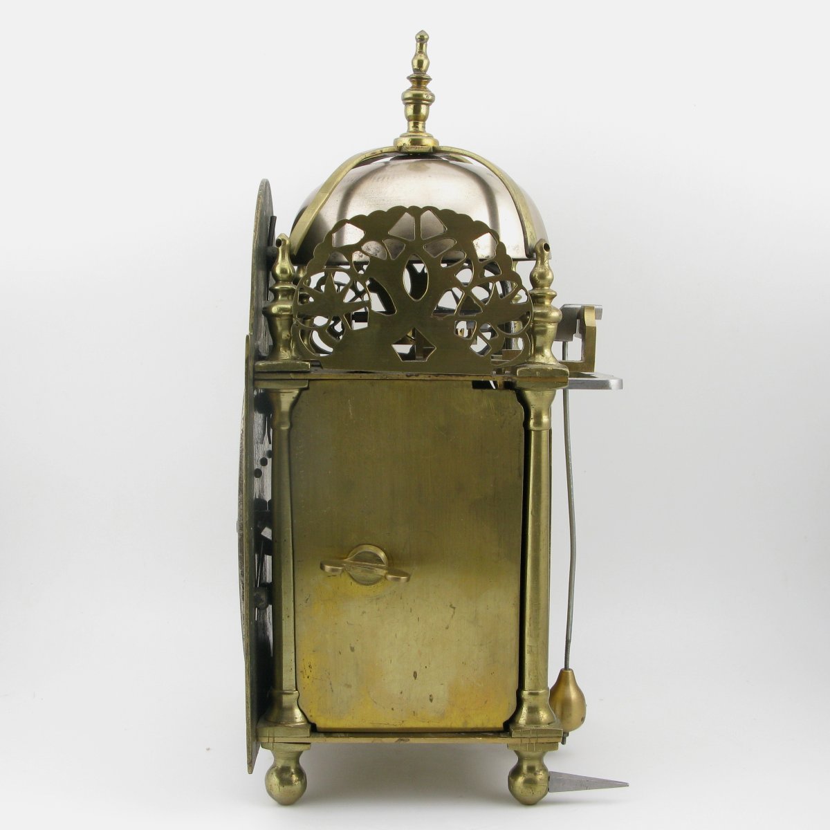 Horloge lanterne miniature à alarme, début XVIIIe siècle, Avenell, Londres.-photo-4