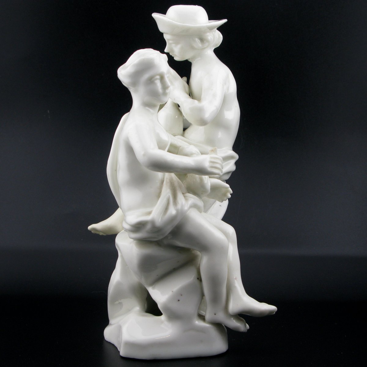 18th-century French Soft Paste Porcelain Figure Group-photo-2