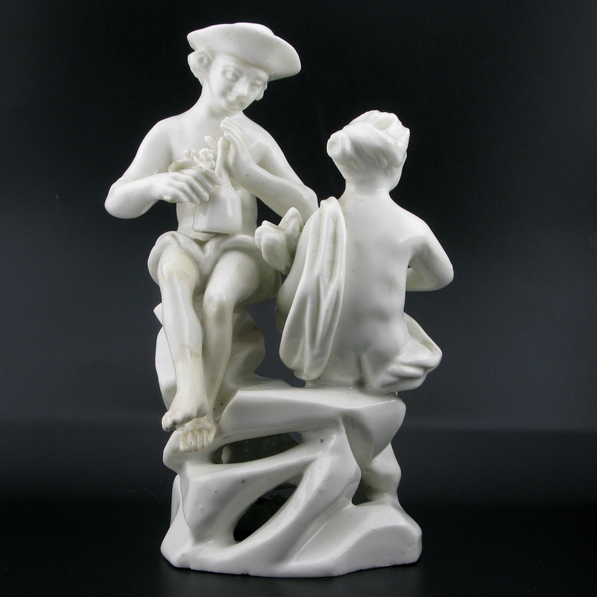 18th-century French Soft Paste Porcelain Figure Group