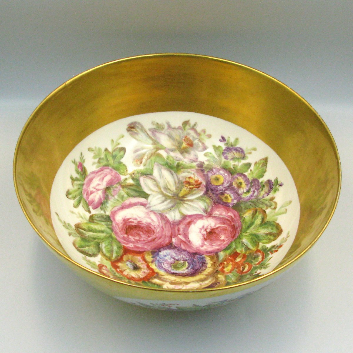 19th-century Paris Porcelain Punch Bowl-photo-2