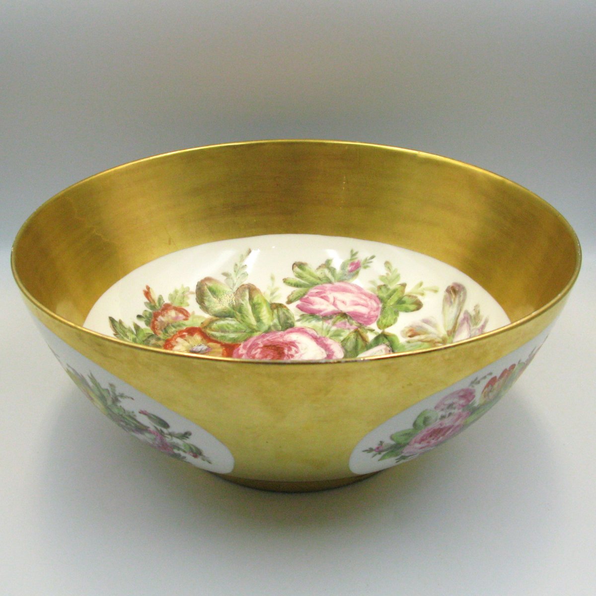 19th-century Paris Porcelain Punch Bowl-photo-4