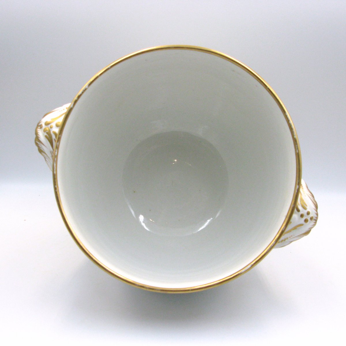 English Coalport Porcelain Fruit Or Dessert Cooler/ice Pail Early 19th-century-photo-2