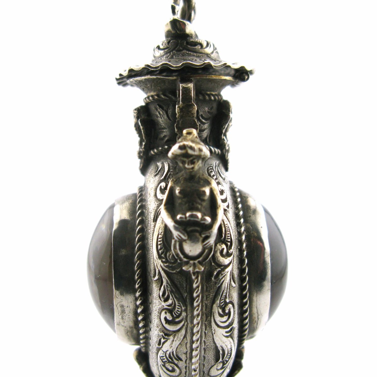 Early 18th-century Silver And Rock Crystal ‘monstrance’ Scent Bottle-photo-3