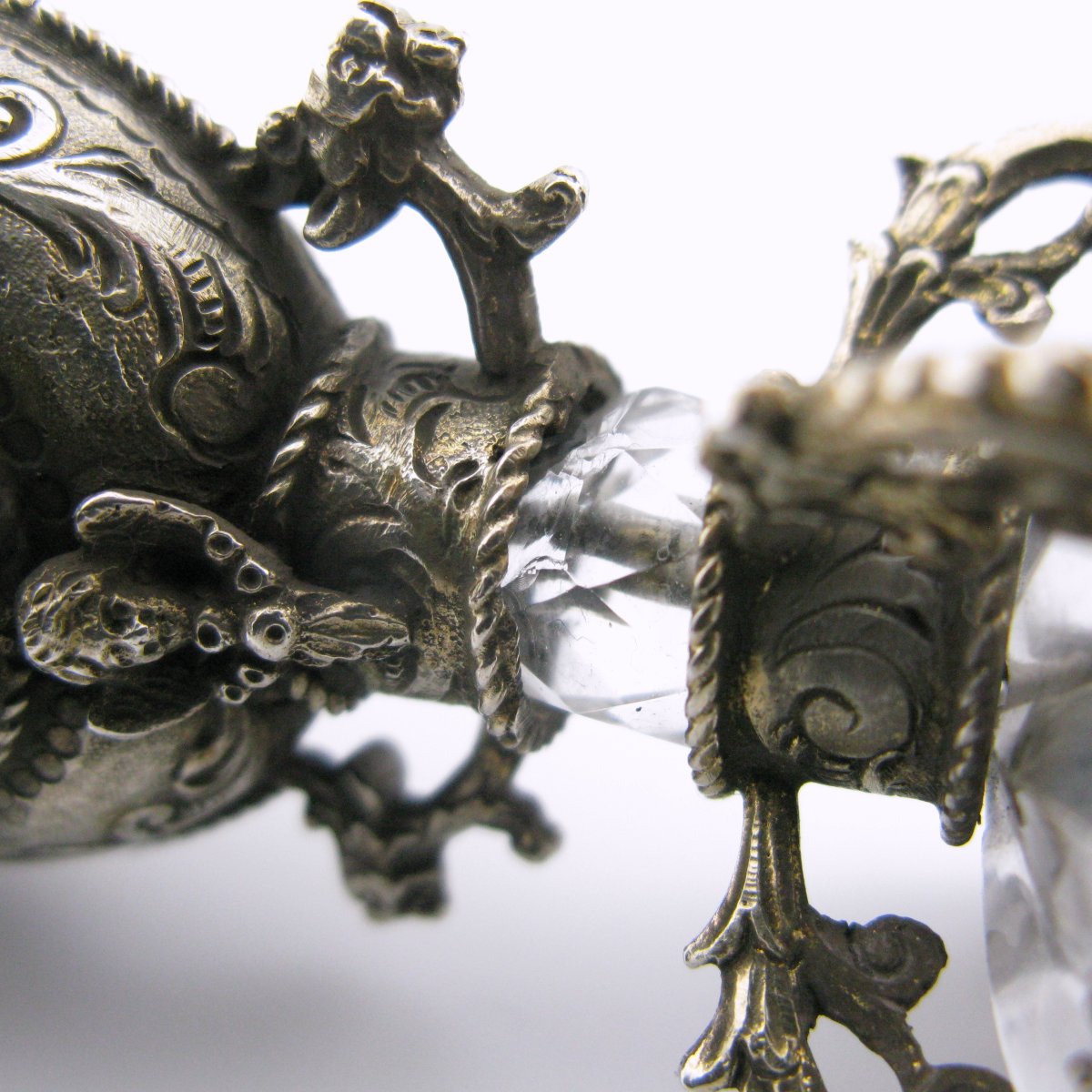 Early 18th-century Silver And Rock Crystal ‘monstrance’ Scent Bottle-photo-4