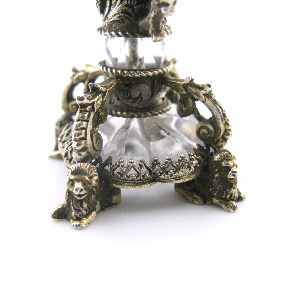 Early 18th-century Silver And Rock Crystal ‘monstrance’ Scent Bottle-photo-5