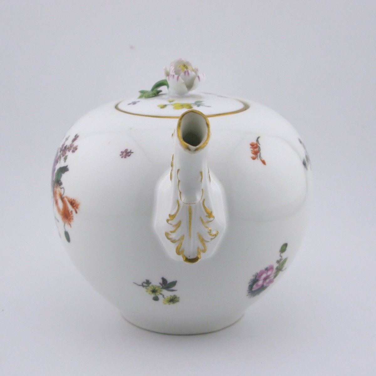 Meissen Porcelain Teapot, 18th Century, Circa 1750-photo-4
