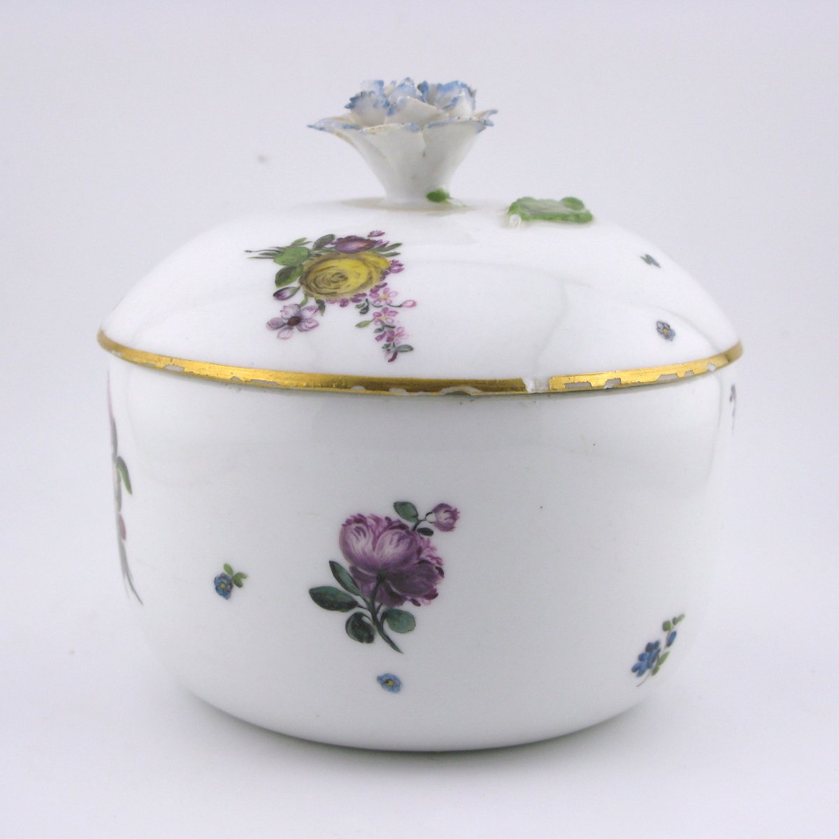 18th-century Meissen Porcelain Sucrier And Cover, C.1730-photo-3