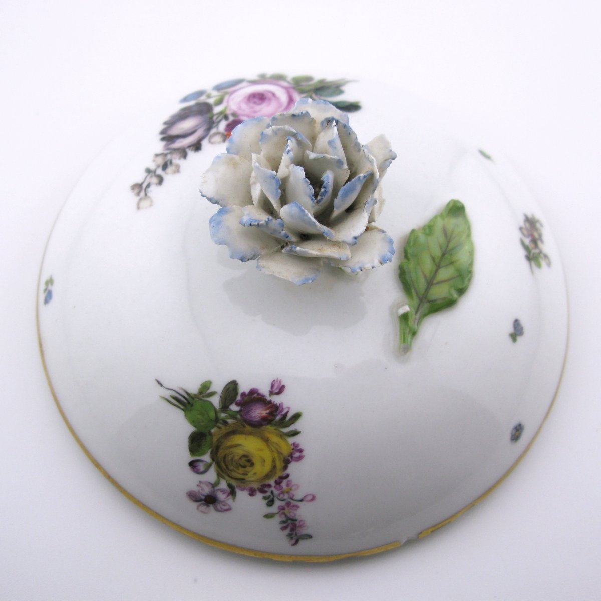 18th-century Meissen Porcelain Sucrier And Cover, C.1730-photo-6