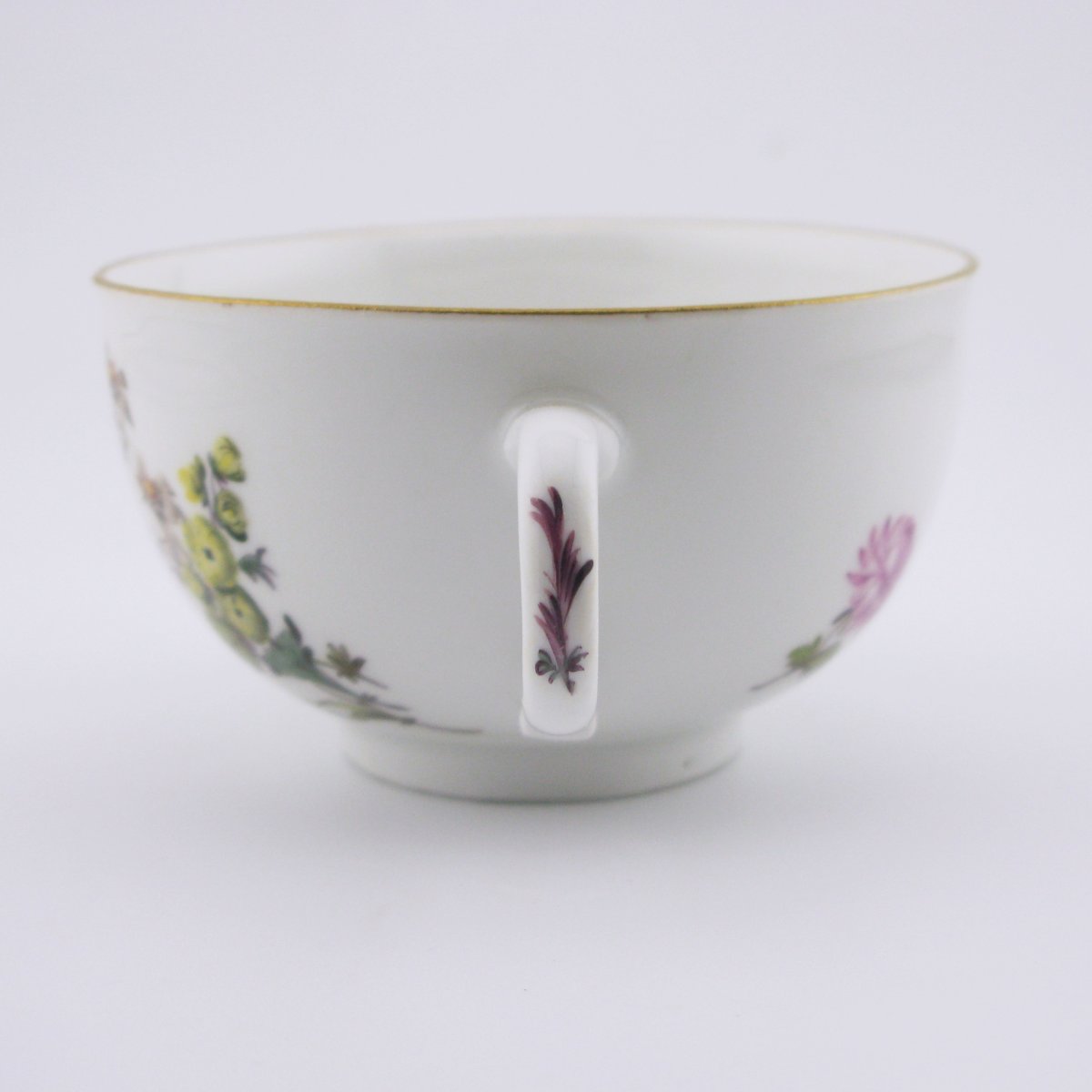 Meissen Porcelain Cup And Saucer, 18th Century, Circa 1750-photo-1